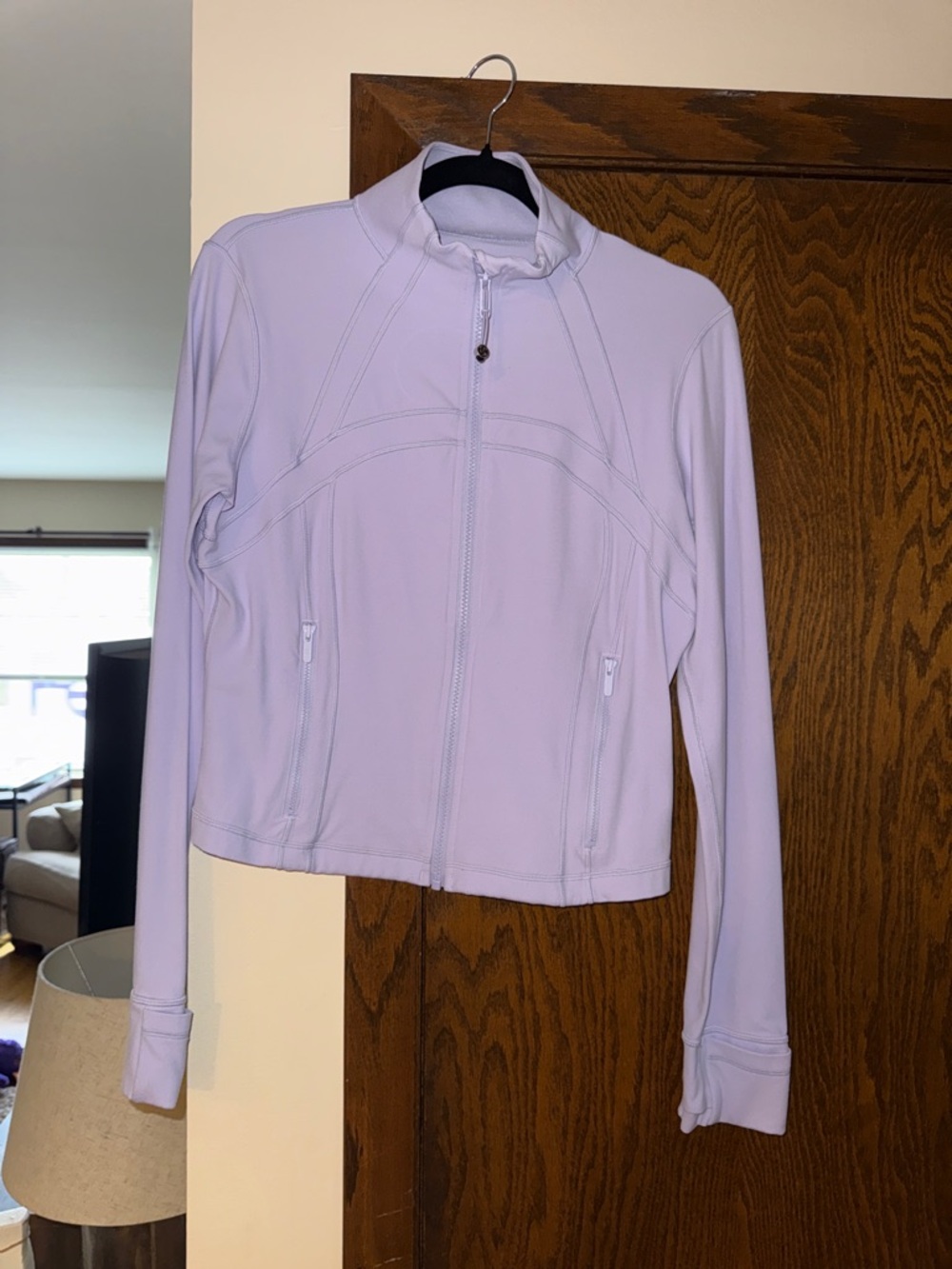 lululemon athletica Lavender Zip-Up Bomber Jacket